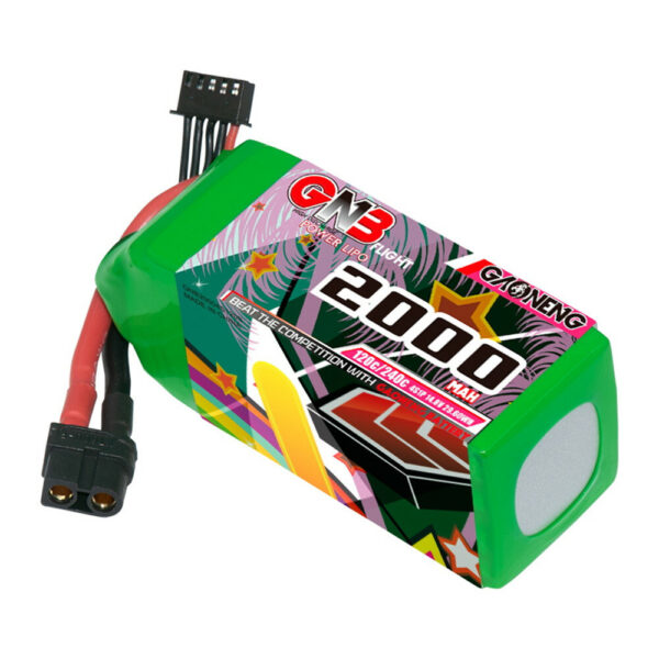 Gaoneng GNB 14.8V 2000mAh 120C 4S LiPo Battery T/XT60/XT90/EC5 Plug for FPV Racing Drone - Image 2