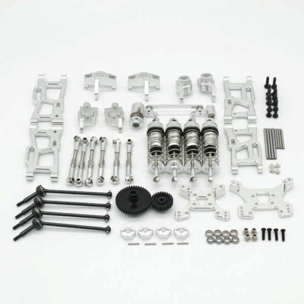 Wltoys 1/14 144001 144010 124019 Upgrade Metal Upgrade Parts With Shock Adapter Set RC Car Parts - Image 4