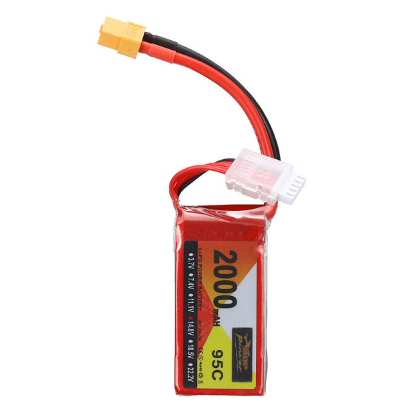 ZOP Power 14.8V 2000mAh 95C 4S LiPo Battery XT60 Plug for RC Drone - Image 4