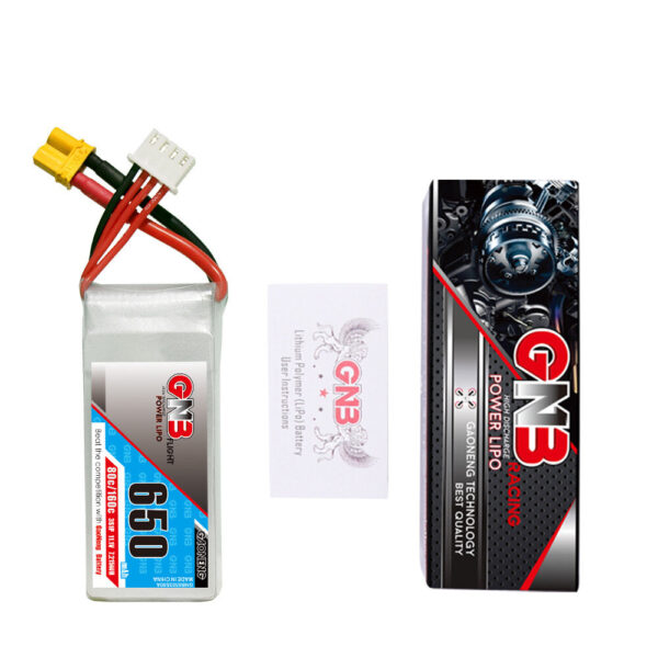 Gaoneng GNB 11.1V 650mAh 80C 3S LiPo Battery XT30 Plug for RC Drone - Image 3