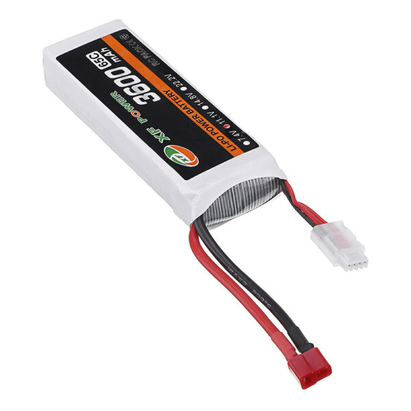 XF POWER 11.1V 3600mAh 65C 3S Lipo Battery T Plug for RC Car - Image 7