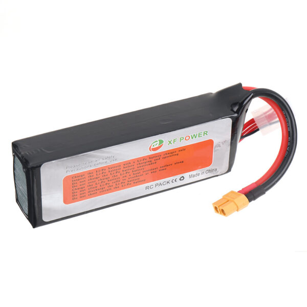 XF POWER 14.8V 4000mAh 60C 4S LiPo Battery XT60 Plug with T Deans Plug for RC Drone - Image 4