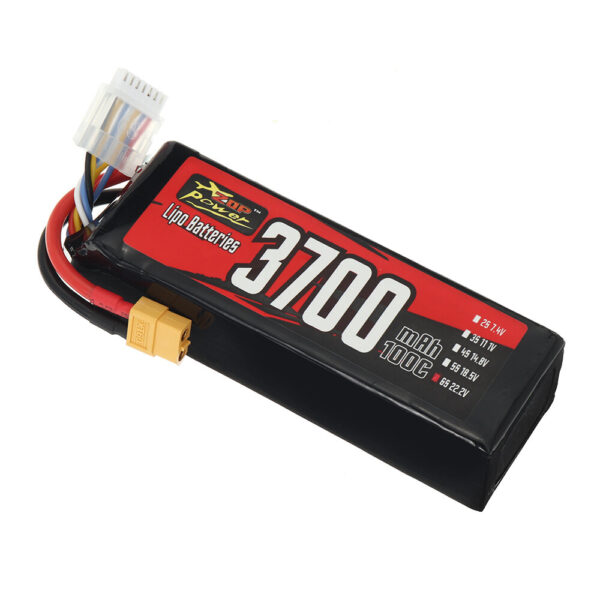 ZOP Power 6S 22.2V 3700mAh 100C 82.14Wh LiPo Battery XT60 Plug for RC Car - Image 2