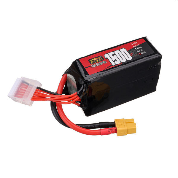 ZOP Power 6S 22.8V 1500mAh 60C 34.2Wh LiPo Battery XT60 Plug for RC Drone - Image 1