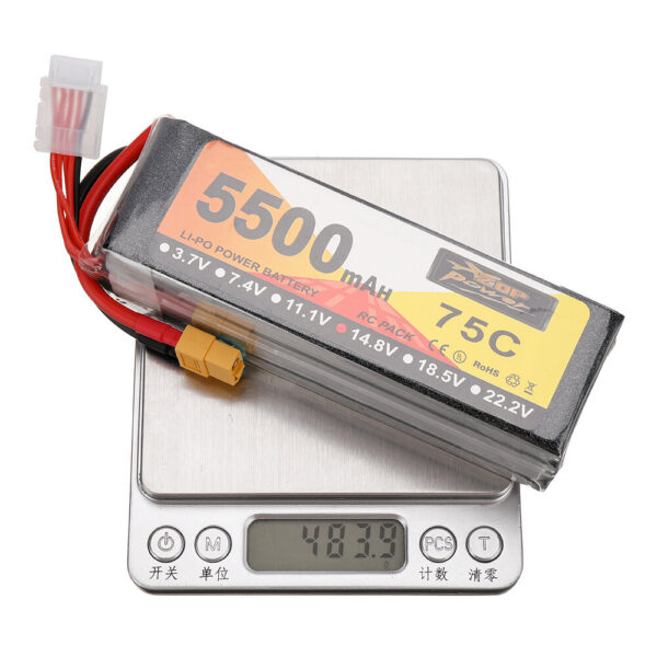 ZOP Power 14.8V 5500mAh 75C 4S LiPo Battery XT60 Plug for RC Drone - Image 9