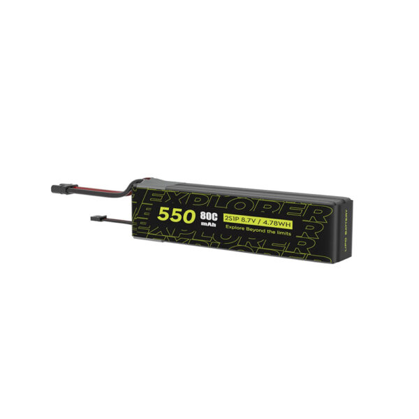 2PCS Flywoo Explorer 8.7V 550mah 80C 2S HV Lipo Battery XT30 Plug for Micro Quad - Image 1