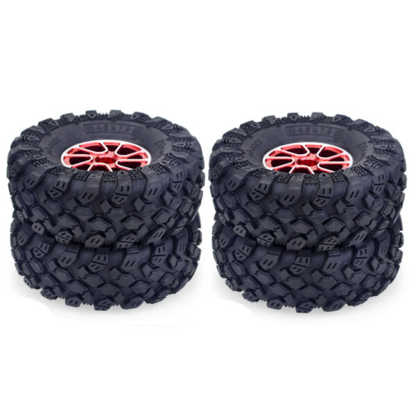 4PCS ZD Racing Priates 1.9Inch 1/10 Crawler RC Car Wheel Tire Vehicle Models Parts - Image 2