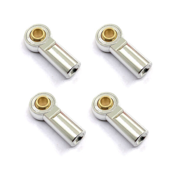 4PCS Metal M3 Aluminum Link Tie Rod End Ball Joint for 1/10 Crawler SCX10 D90 Racing RC Car Parts - Image 3