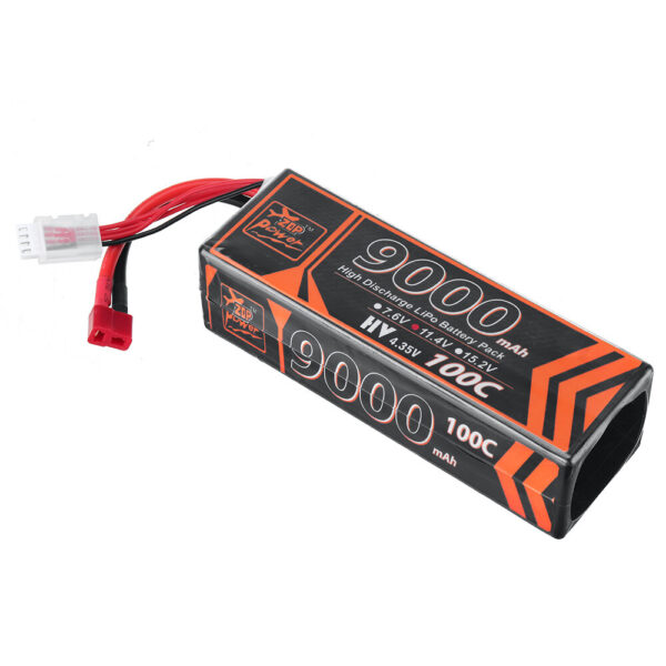 ZOP Power 11.4V 9000mAh 100C 3S LiPo Battery T Deans Plug for RC Car - Image 3