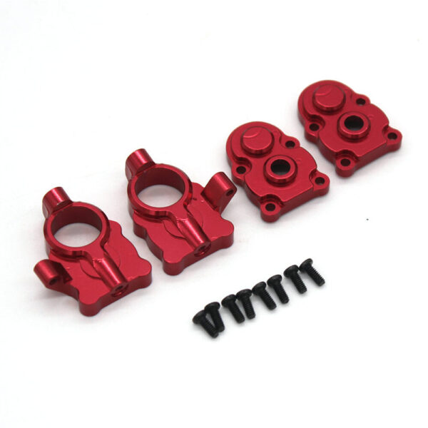 4PCS Upgraded Metal Steering Cup Gear Cover for FMS FCX24 1/24 RC Car POWER WAGON Vehicles Models Spare Parts - Image 1