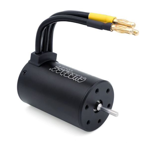 SURPASS HOBBY M3650 M3660 3.175mm Shaft 4.0mm Gold-Plated Connectors All-Black Waterproof Brushless Motor for 1/10 RC Car Models - Image 3