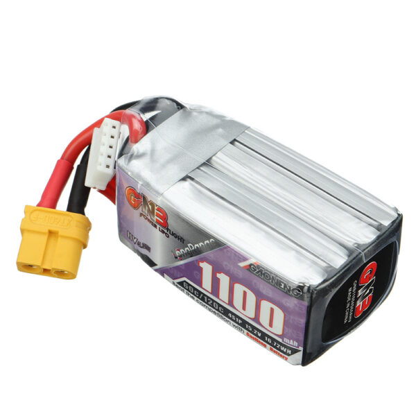 Gaoneng GNB 15.2V 1100mAh 60C 4S LiPo Battery XT30/XT60 Plug for GEPRC Tern LR40 FPV Racing Drone - Image 3