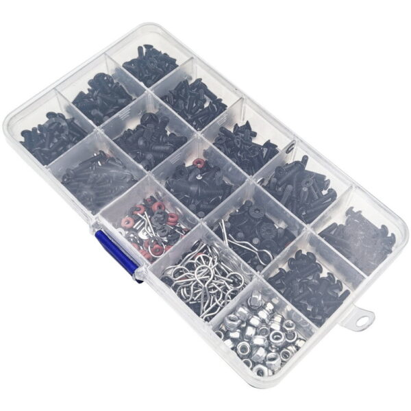 500Pcs M3 M4 Rc Car Repair Tool Set Screws Box Set For SCx10 TRX4 1/10 HSP Remote Control RC Car Parts - Image 5