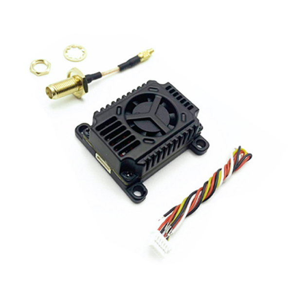 5.8G 25mW/200mW/800mW/1000mW/1600mW  5 Power Levels High Power VTX Camera with Fan MMCX RP-SMA Wireless Image Transmission for PFV RC Drones - Image 2