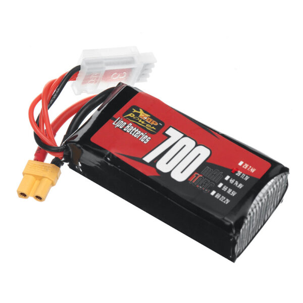 ZOP Power 3S 11.1V 700mAh 105C 7.77Wh LiPo Battery XT30 Plug for RC Helicopter Airplane FPV Racing Drone - Image 1