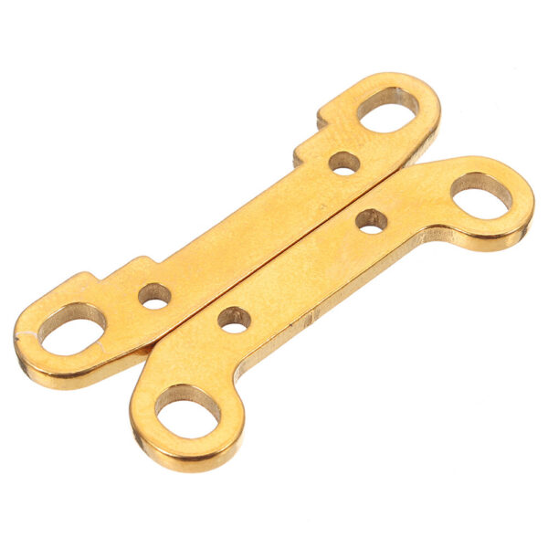 2PCS Wltoys 124017 124019 1/12 RC Car Spare Metal Front/Rear Swing Arm Reinforce Plate 1834 1835 Vehicles Model Parts - Image 5