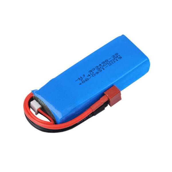 7.4V 3000MAH 25C 2S Universal Large Capacity Liop Battery for WLtoys 144001 RC Car - Image 2