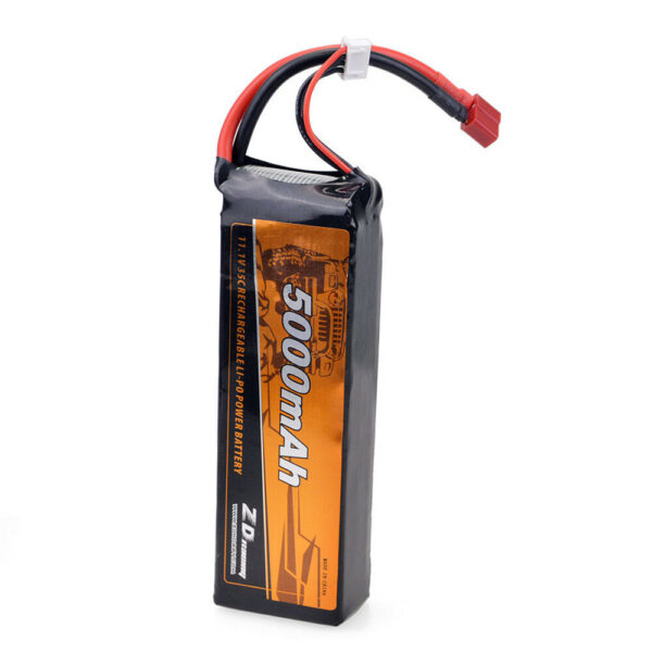 ZD Racing 11.1V 5000mAh 35C 3S Lipo Battery T Plug for 9116 9020 9021 08426 08427 1/8 1/10 RC Vehicles Car Models - Image 3