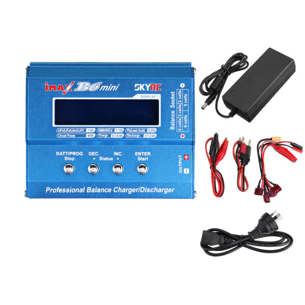 Original SKYRC IMAX B6 Mini 60W 6A Balance Charger Discharger with Power Supply for LiPo Li-ion LiFe Nimh Nicd Battery - Image 9