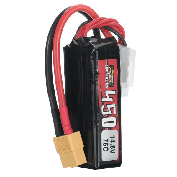 ZOP Power 14.8V 450mAh 75C 4S LiPo Battery With XT60 Plug for RC Drone - Image 5