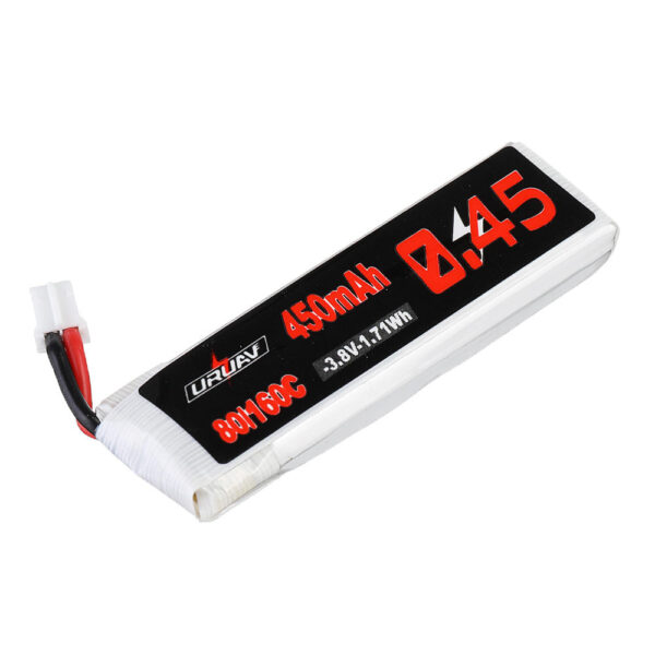 10Pcs URUAV 3.8V 450mAh 80C/160C 1S Lipo Battery PH2.0 Plug for EMAX Tinyhawk II 75mm Tiny7 Happymodel Snapper7 - Image 6