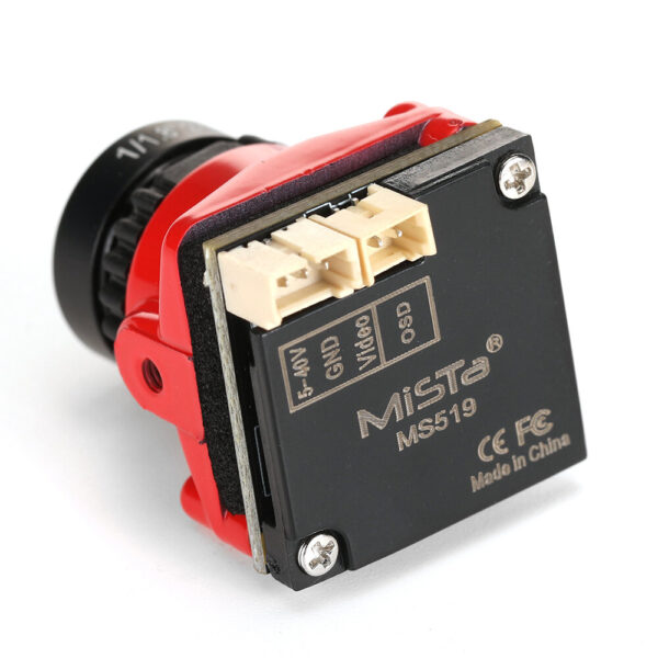 Mista MS519 1/1.8 Inch Starlight 1800TVL 2.1mm Lens FOV 120 NTSC/PAL 16:9/4:3 Switchable Wide Voltage Freestyle FPV Camera For RC Drone - Image 2