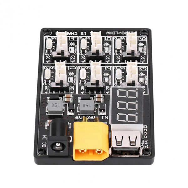 6 IN 1 1S Lipo LiHV XT60 12V 3A Battery Charger Board Ph1.25/2.0/JST for RC Quadcopter FPV Racing Drone - Image 2