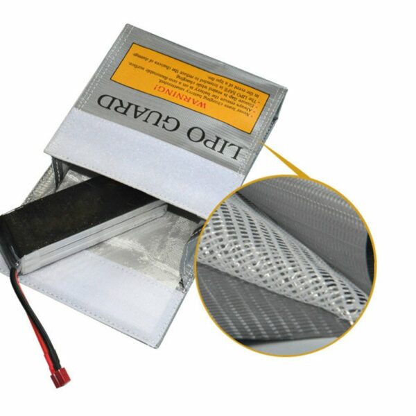 240*180*64mm Multifunctional Fire Retardant Explosion-proof Bag Battery Safety Bag for Lipo Battery Charger - Image 1