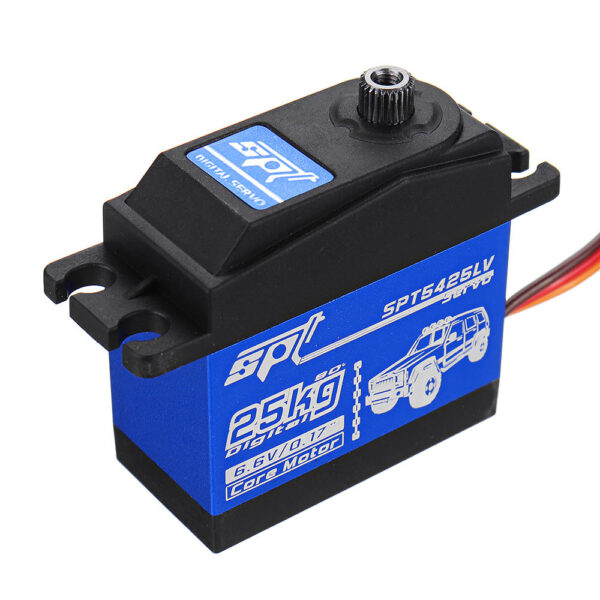 4PCS SPT Servo SPT5425LV 25KG 90 Large Torque Digital Metal Gear Servo For 1:8 1:10 RC Robot Car Boat - Image 2