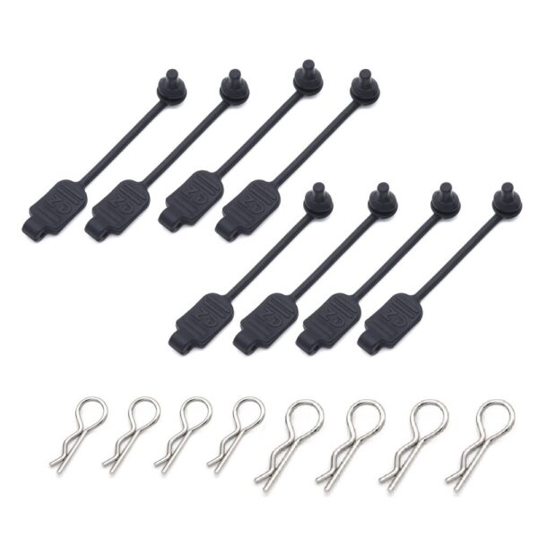 8PCS RC Car Body Clip Rubber Retainer Shell Fixed Buckle Lock 8301 for Arrma Losi ZD Racing 1/8 1/10 1/16 Vehicles Models Parts - Image 2