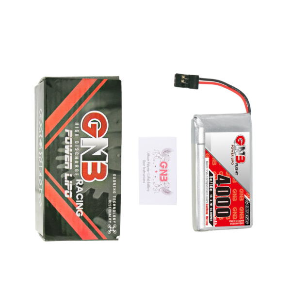 GAONENG 3.7V 4000mAh 5C 1S LiPo Battery JR Plug for Sanwa M17 Transmitter Receiver - Image 4