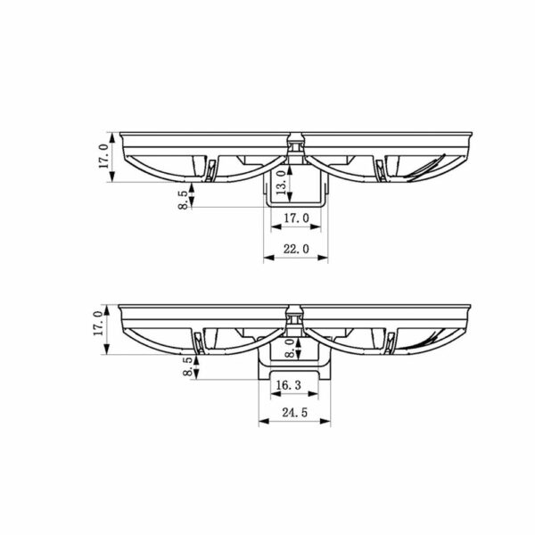 Happymodel Mobula8 Spare Part 85mm Brushless Whoop Frame Kit for RC Drone FPV Racing - Image 5