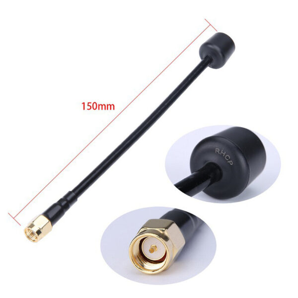 iFlight Albatross 5.8GHz 3dBi Gain Omnidirectional FPV Antenna RP-SMA RHCP 15cm For RC Racer Drone - Image 4