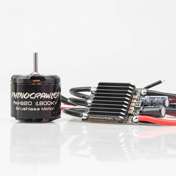 RhinoCrawler RM-S20 Brushless Motor for 1/8 1/10 AM32 ESC80A RC Crawler Car LCG Chassis Axial SCX10 TRX4 MOA RC Car Parts - Image 6