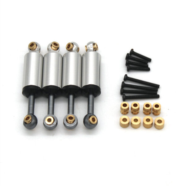 4PCS Upgraded Metal Inner Springs Shock Absorbers for FMS FCX24 12401 POWER WAGON 1/24 RC Car Vehicles Model Spare Parts - Image 4