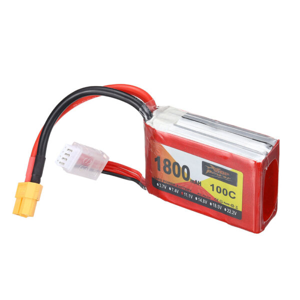 ZOP Power 11.1V 1800mAh 100C 3S  LiPo Battery XT60 Plug for RC Drone - Image 2