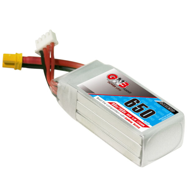 Gaoneng GNB 11.1V 650mAh 80C 3S LiPo Battery XT30 Plug for RC Drone - Image 1