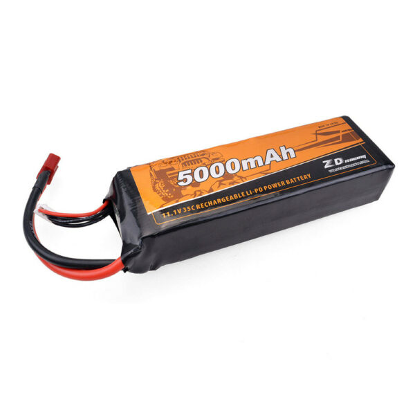 ZD Racing 11.1V 5000mAh 35C 3S Lipo Battery T Plug for 9116 9020 9021 08426 08427 1/8 1/10 RC Vehicles Car Models - Image 2