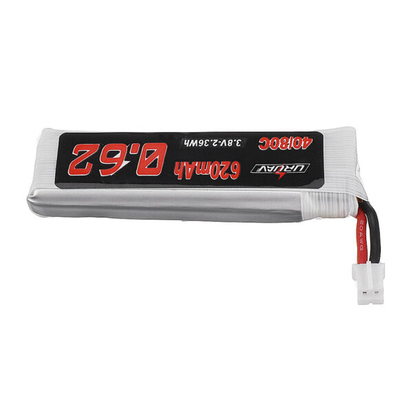 5Pcs URUAV 3.8V 620mAh 40C/80C 1S HV 4.35V Lipo Battery PH2.0 Plug for EMAX Tinyhawk III Plus FPV Racing Drone - Image 5