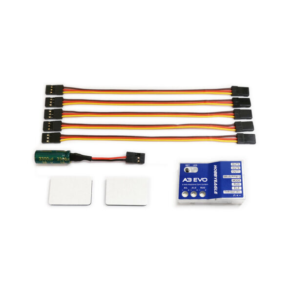 HobbyEagle A3 EVO 6-Axis Gyro Flight Controller Balancer For Delta-wing Fixed Wing RC Airplane - Image 3