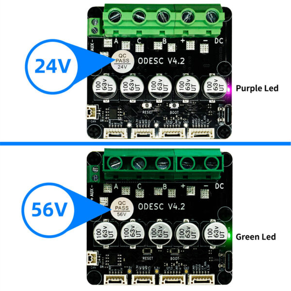 SEQURE ODESC V4.2 Single Drive High Current High Precision Brushless Servo Motor Controller Based On ODrive3.6 Upgrade, Software Configuration Compatible With Odrivetool FOC BLDC RC Car Parts - Image 4