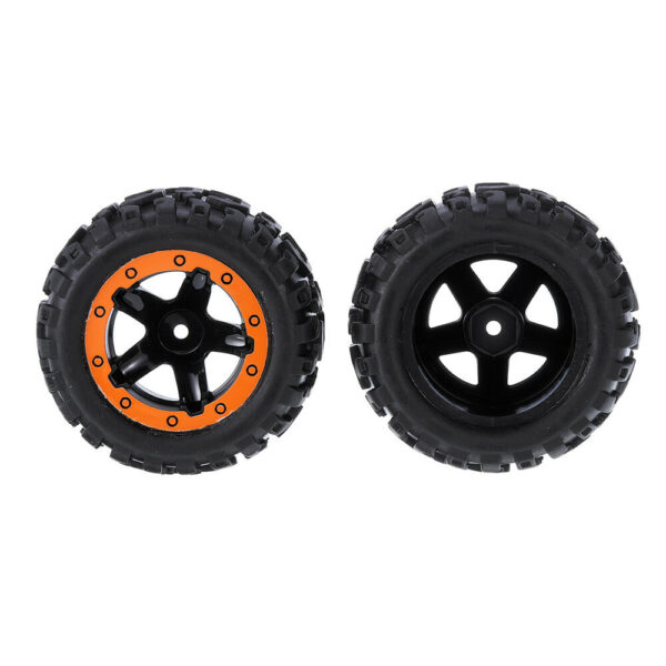 2PCS Tires Wheels Rims for HBX 16889 1/16 RC Car Vehicles Spare Parts M16038 - Image 4