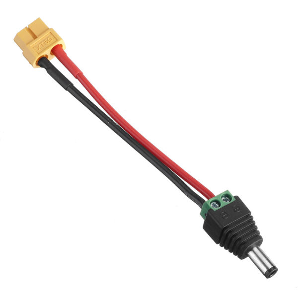 URUAV DC 5.5mm*2.5mm Female to Amass XT30/XT60 Female Connector Plug Cable for URUAV 6 in 1 PRO/ToolkitRC Charger - Image 2