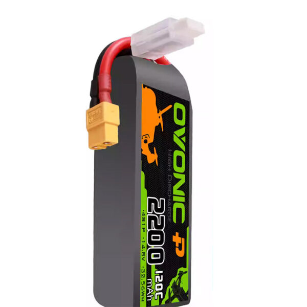 Ovonic 14.8V 2200mAh 120C 4S LiPo Battery XT60 Plug for RC Drone - Image 1