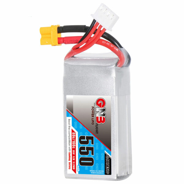 Gaoneng GNB 11.1V 550mAh 80/160C 3S LiPo Battery XT30 Plug for RC Drone - Image 3