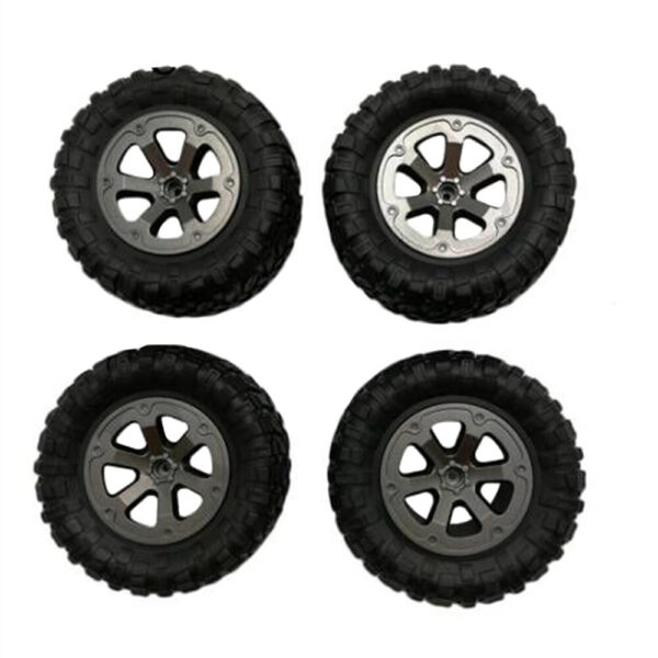 4PCS Upgraded Larger Climbing Tires Wheels for LDR/C LDP06 MN 99S WPL C24 C34 1/12 Unimog RC Car Vehicles Models Spare Parts - Image 1