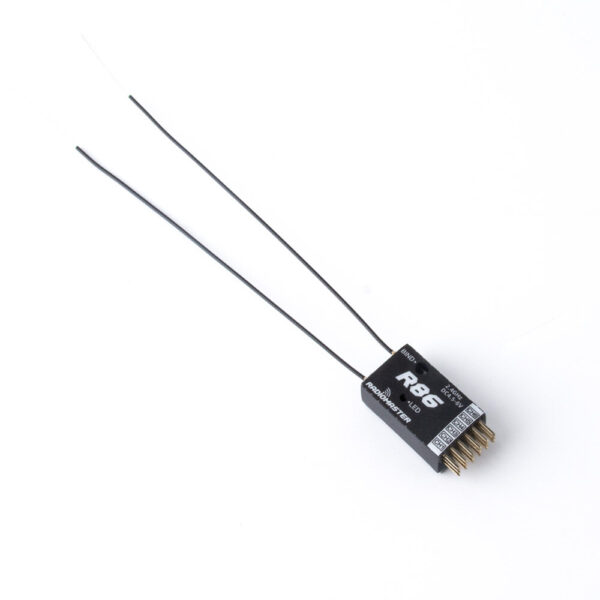 RadioMaster R86 2.4GHz 6CH Over 1KM PWM Nano Receiver Compatible FrSky D8 Support Return RSSI for RC Drone - Image 1