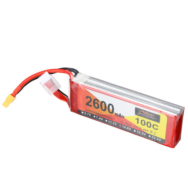 ZOP Power 14.8V 2600mAh 100C 4S LiPo Battery XT60 Plug for RC Drone - Image 1