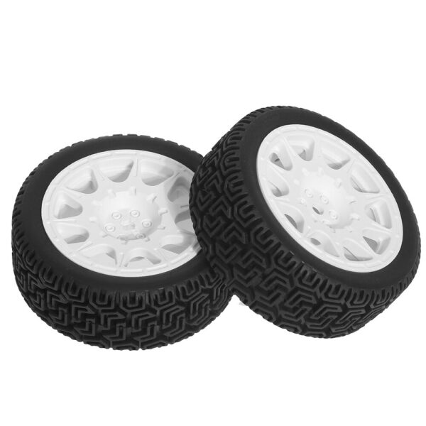 4pcs 68mm Flat Sports Rally Wheel Tires for 1:10 Tamiya XV02 Labyrinth Tire LC PTG Off-road 94123 Kyosho FW06 RC Car Parts - Image 2