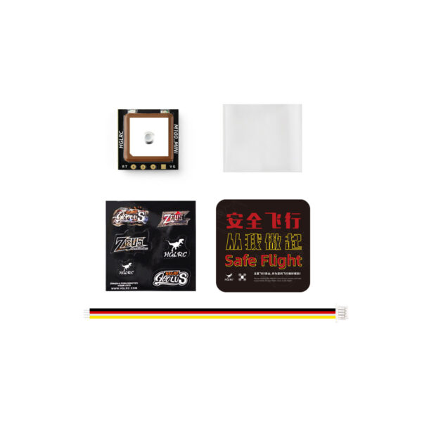 HGLRC M100 MINI GPS Module M10 Chip Built-in Ceramic Atenna for  2-7 Inch Freestyle Long Range FPV Racing RC Drone - Image 3